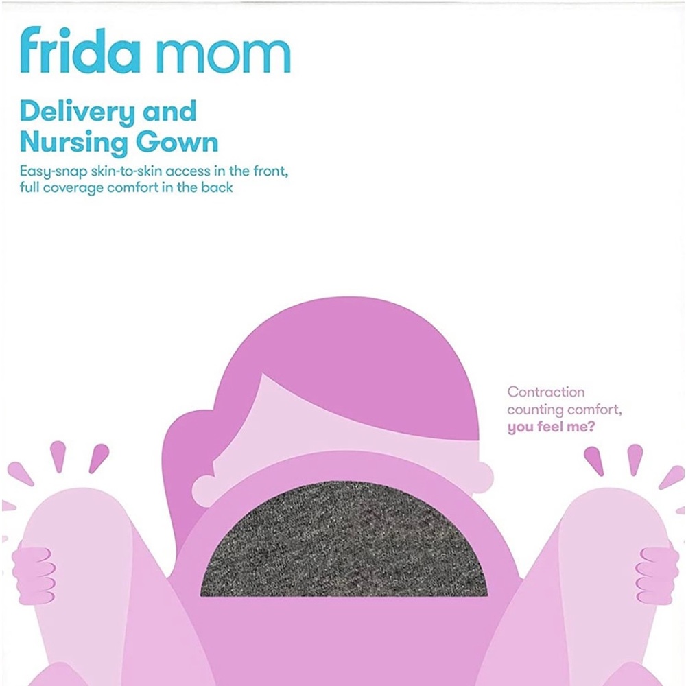 Frida Mom Delivery & Nursing Gown